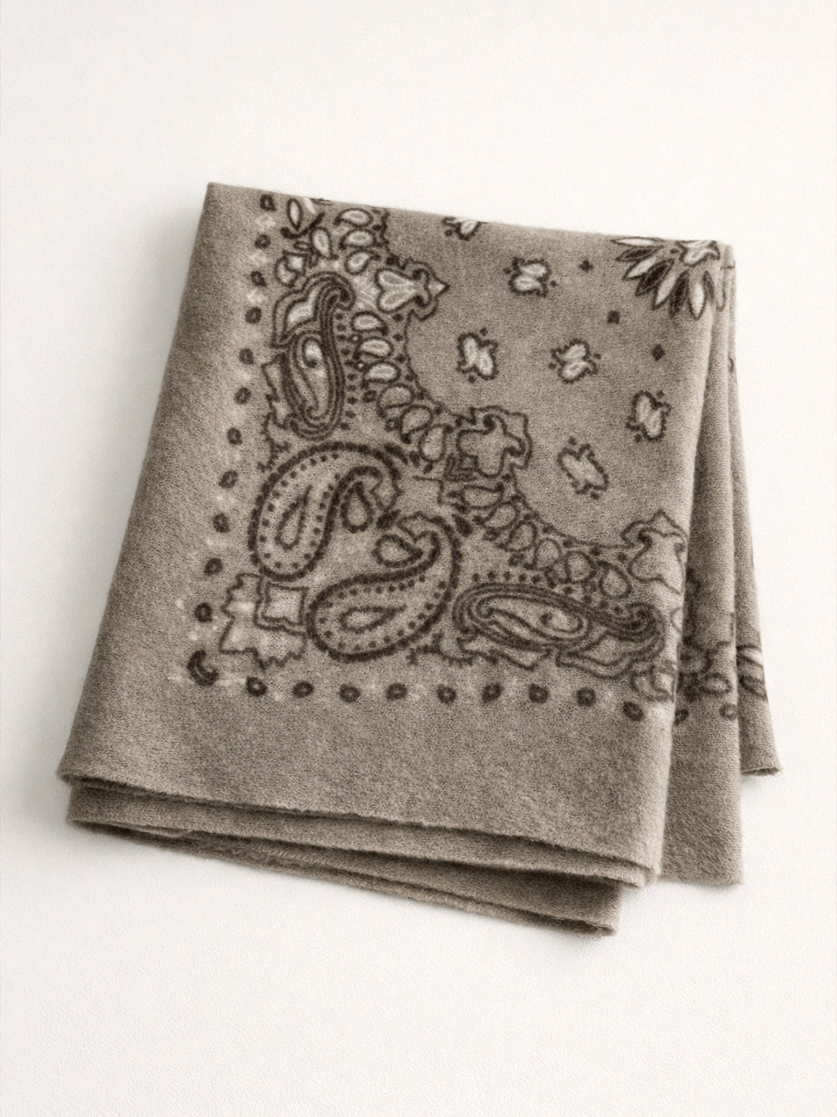 Bandana XXL Sahara Vison de cashmere 100% — pañuelo suave y elegante