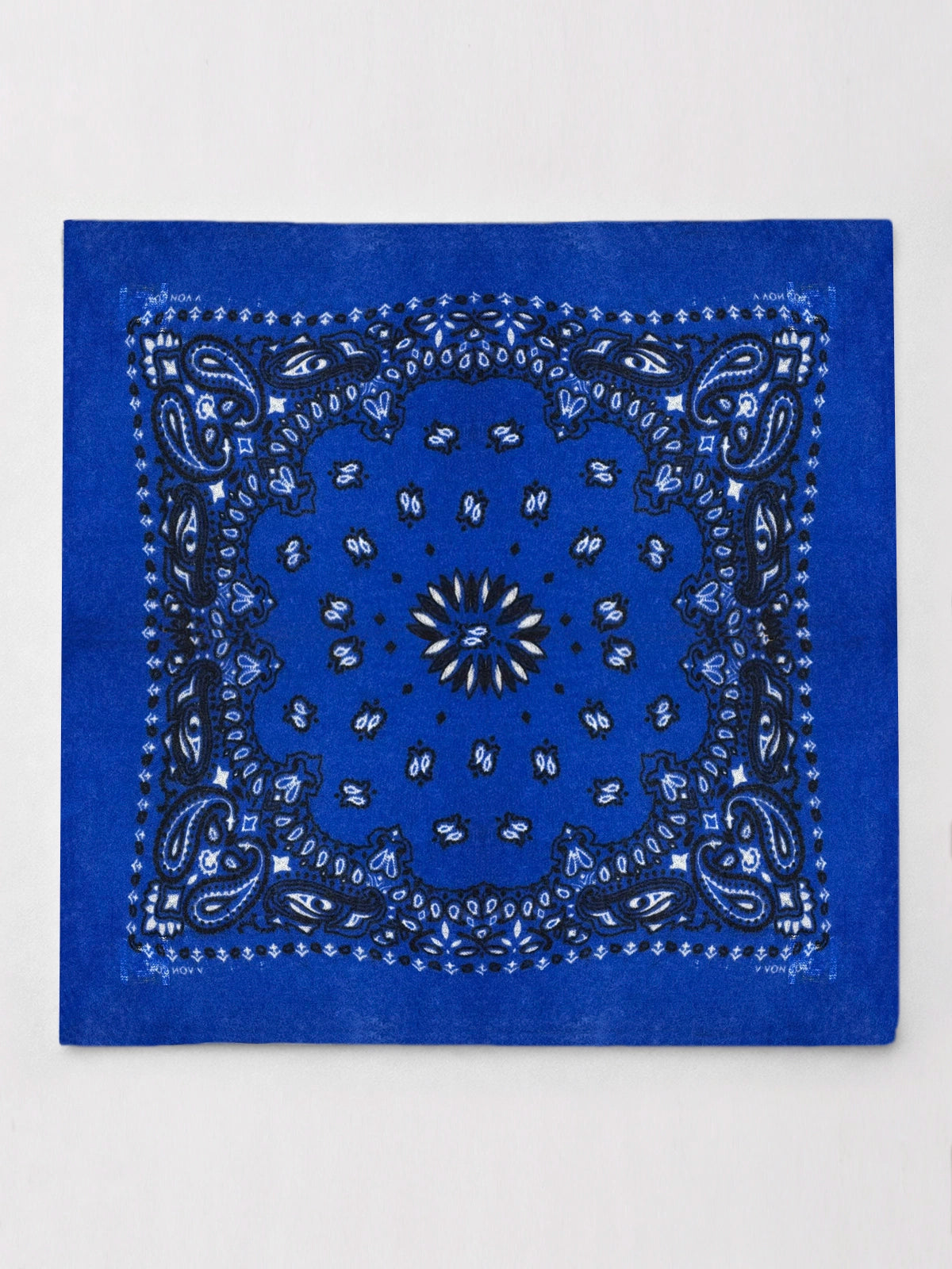 Bandana XXL Sahara Azul Klein de cashmere 100% — pañuelo suave y elegante