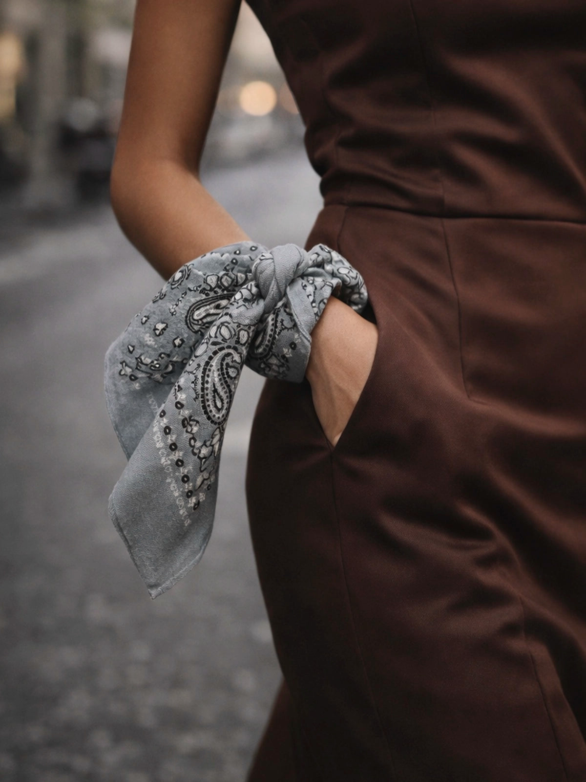 Bandana XXL Sahara Aqua de cashmere 100% — pañuelo suave y elegante