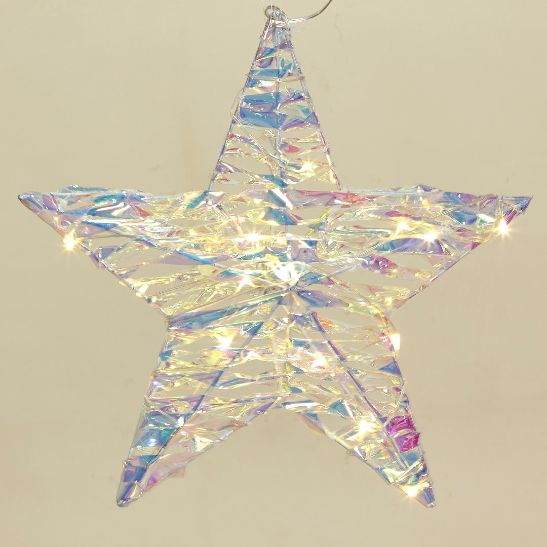 Estrella tornasolada 20 leds