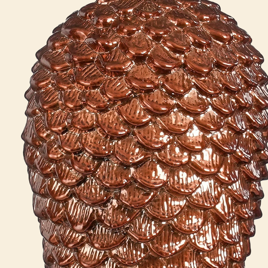 Colgante navideño piña dorado