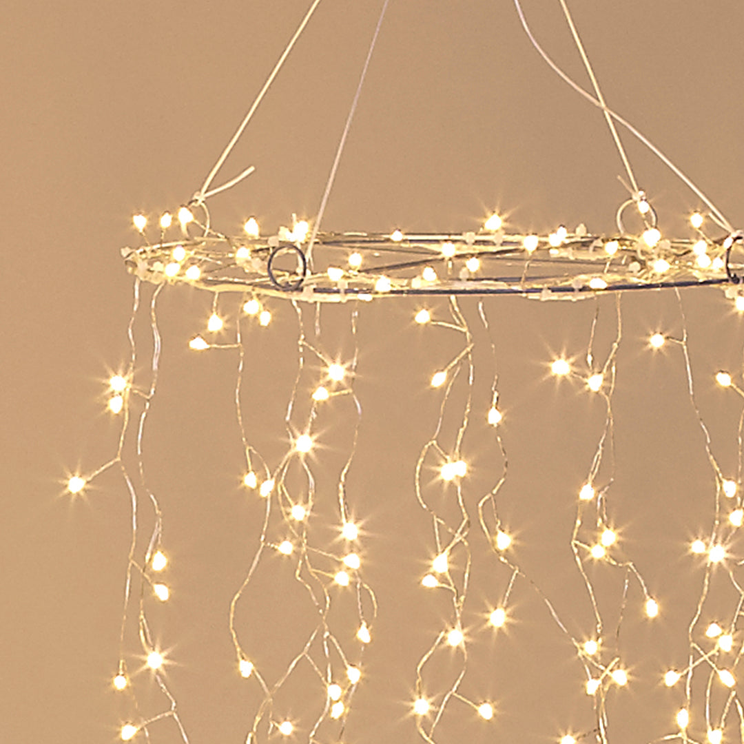 Medusa cálida 240 led+timer