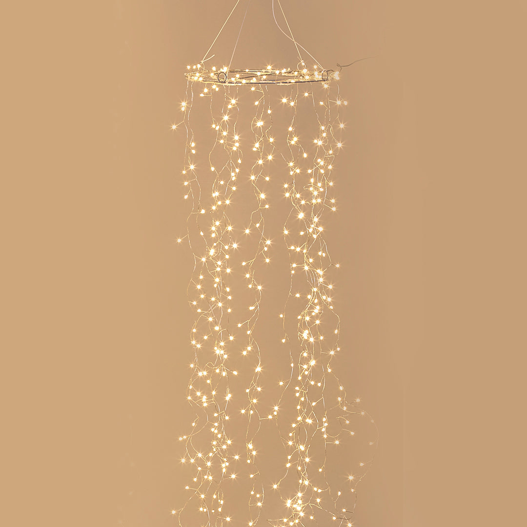 Medusa cálida 640 led+timer