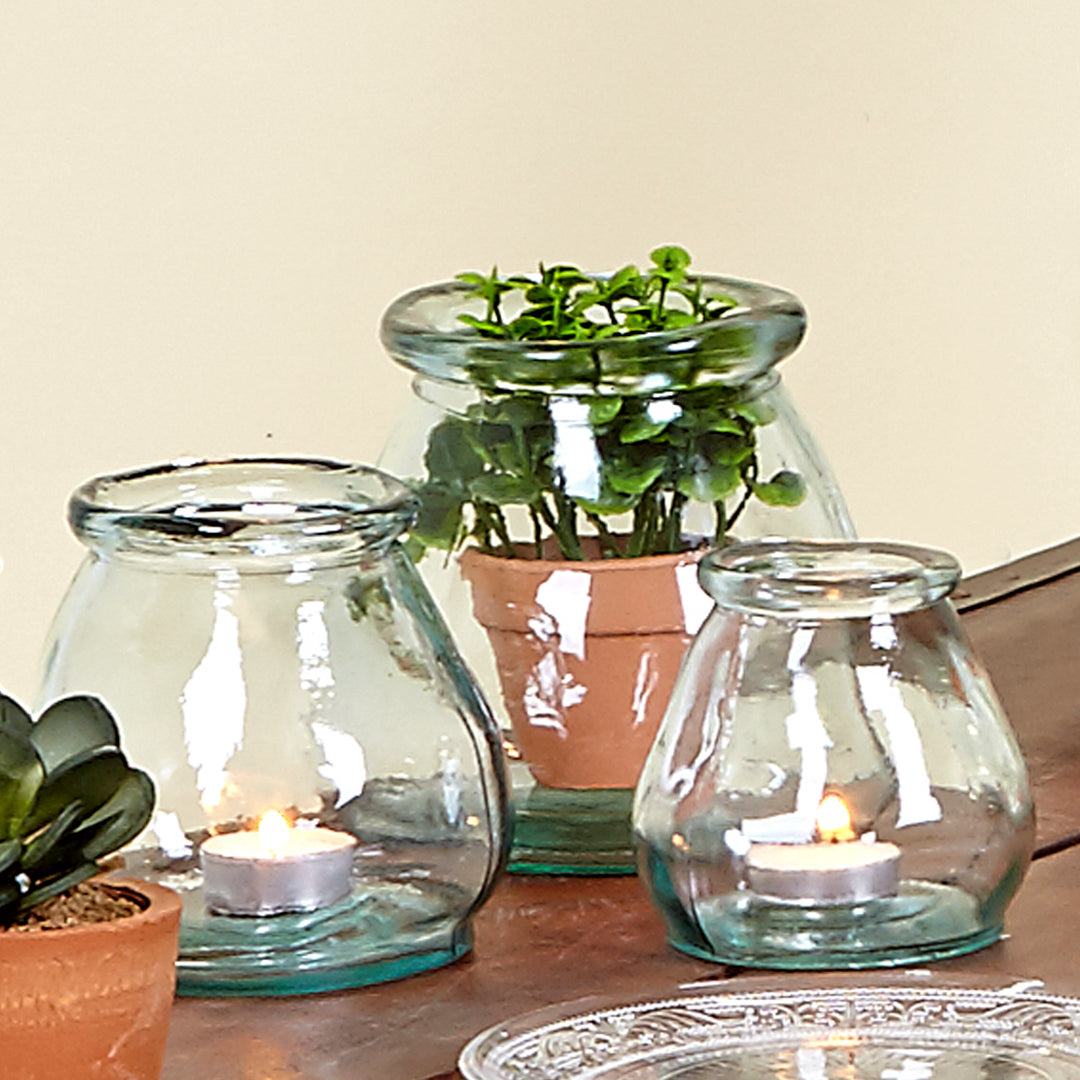 Hurri vidrio reciclado