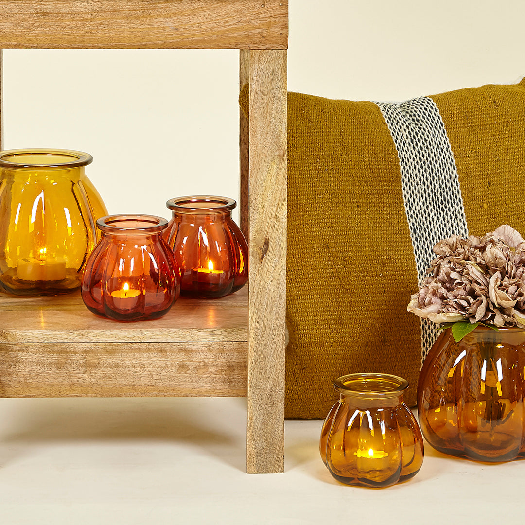 Juego de 3 candiles Ágata