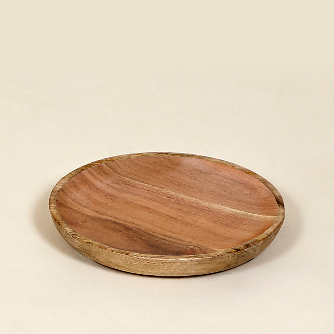Platito pan madera mango