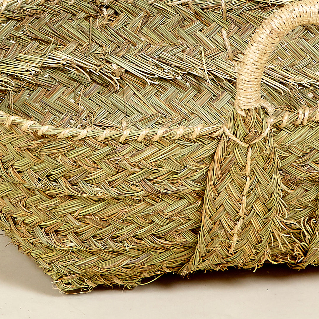 Cesta esparto asas