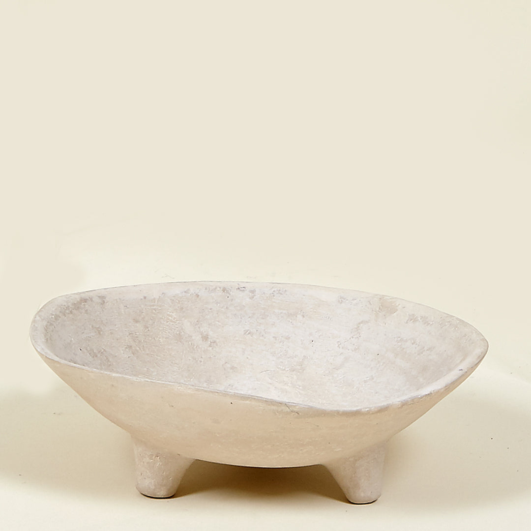 Centro patitas papel maché