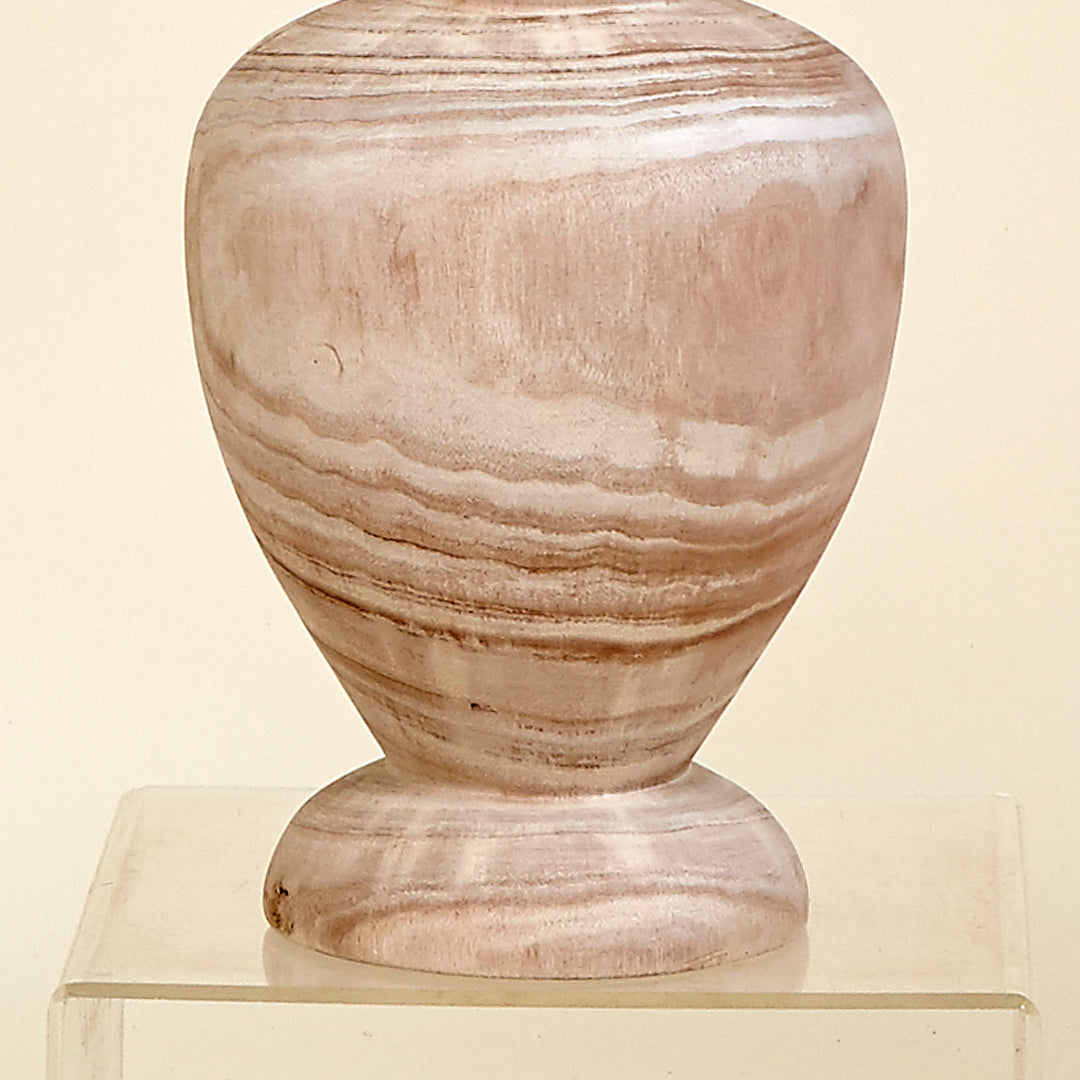 Jarrón cono Kale madera de Paulownia