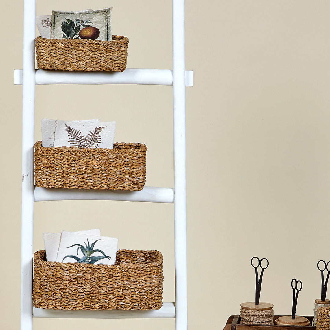 Juego de 3 cestas rectangulares Corso