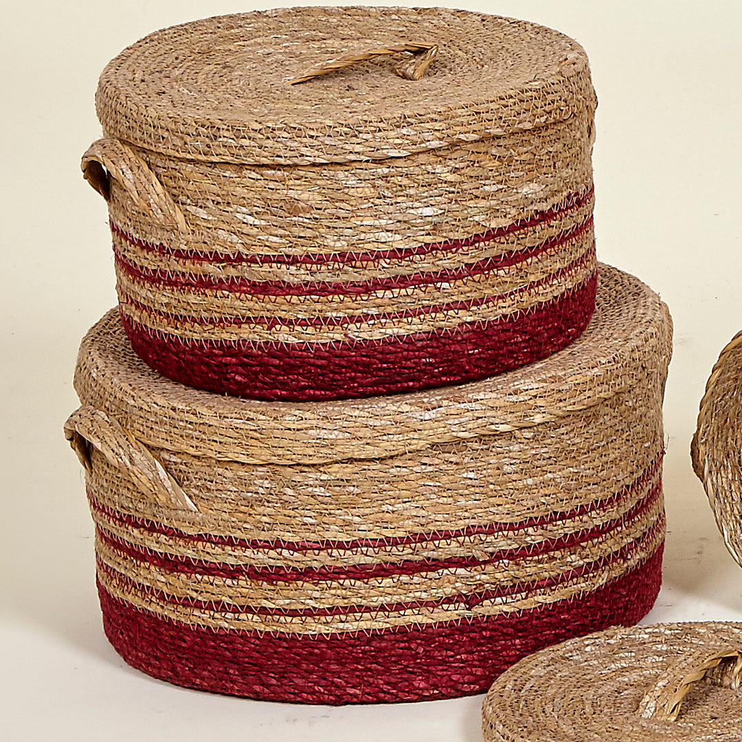 Juego de 3 cestas cajas Toscana