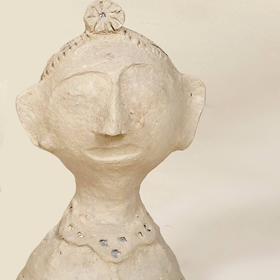 Figura decorativa Maharani papel maché