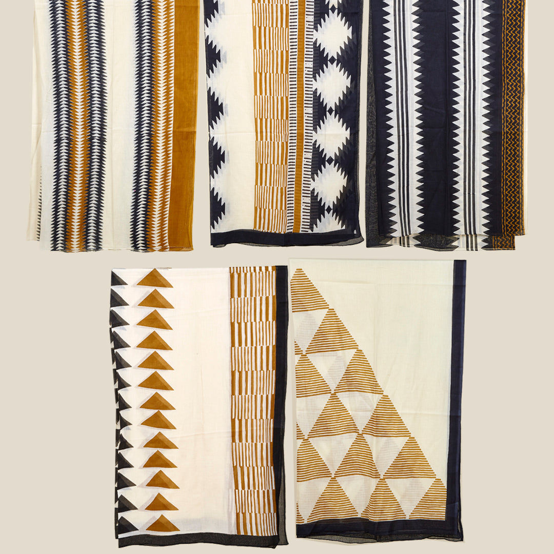 Foulard Etnic en estampados geométricos