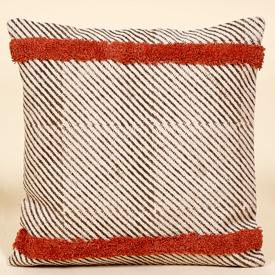 Cojín colores tierra