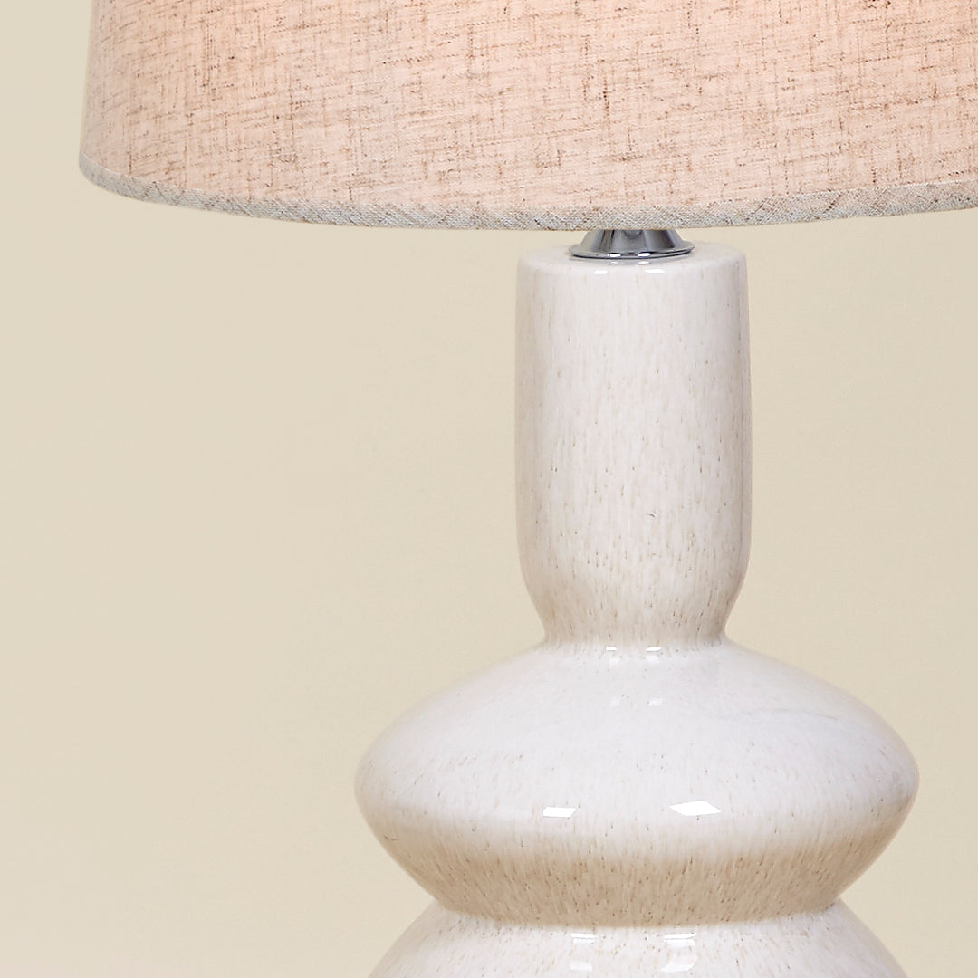 Lámpara Mesa Oslo + pantalla de porcelana