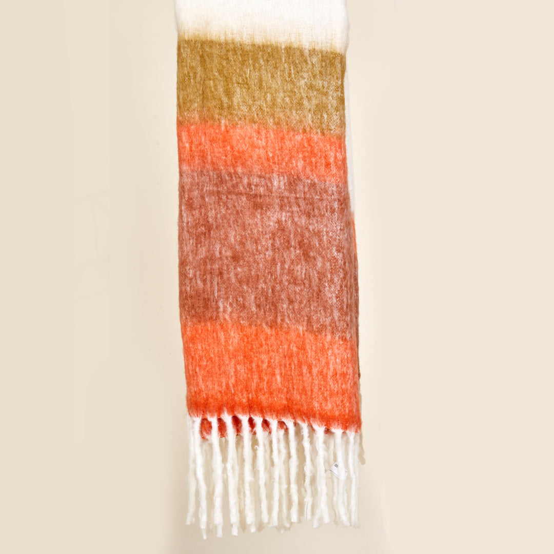 Manta rayas colores tierra