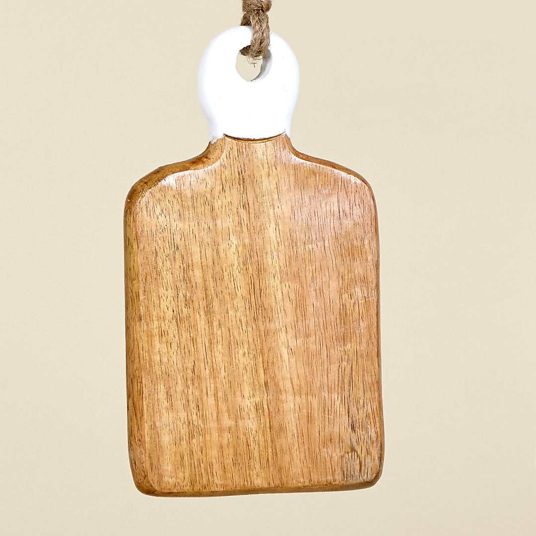 Tabla de cortar Portofino pequeña madera de mango