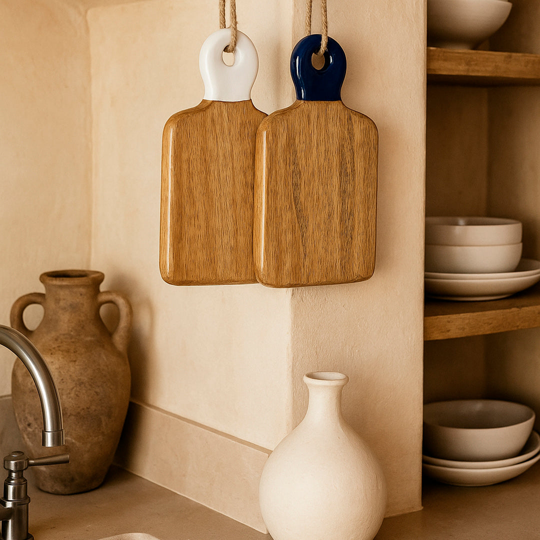 Tabla de cortar Portofino pequeña madera de mango