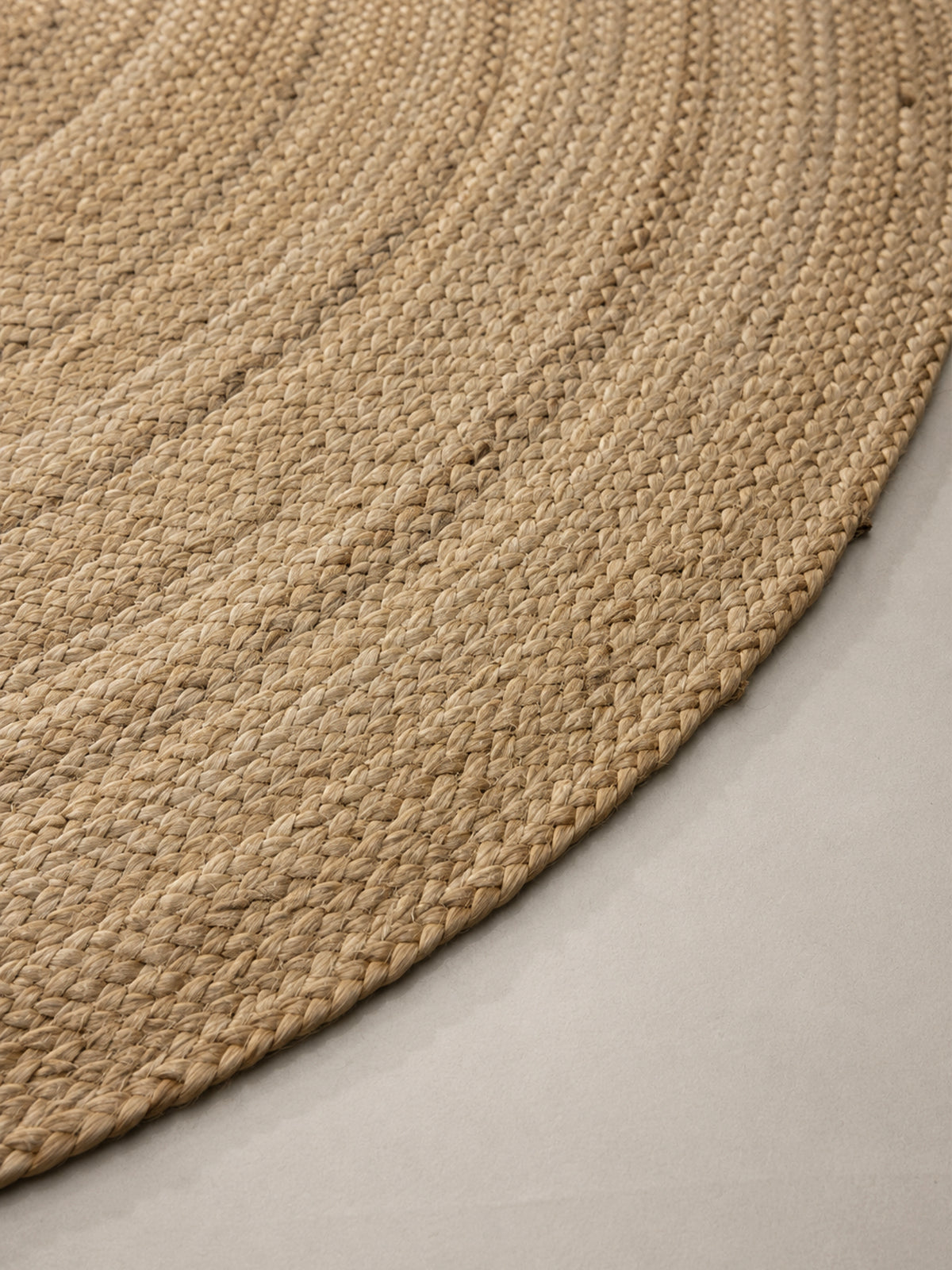 Alfombra Redonda de Yute Natural Ø120 cm