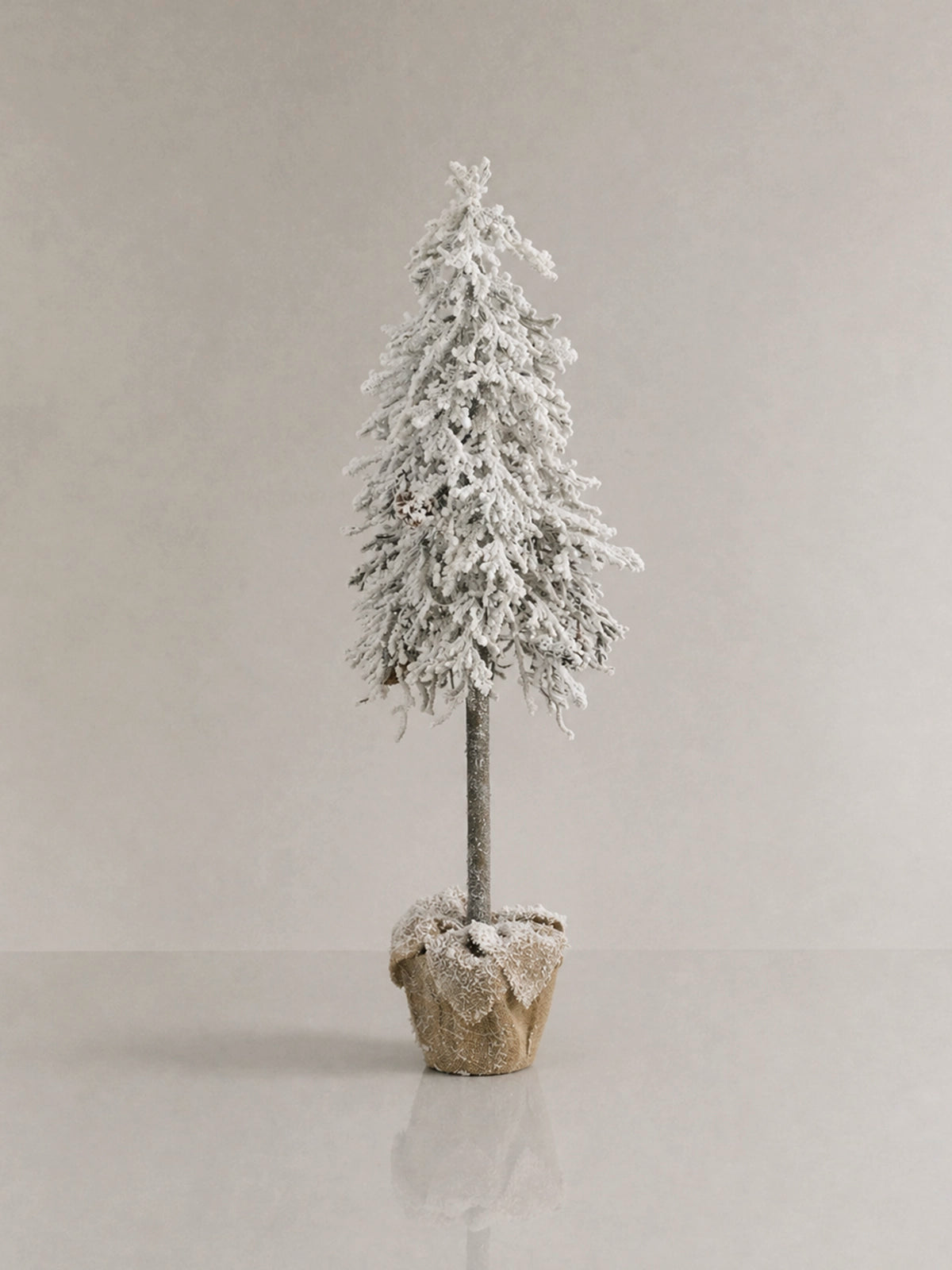 Árbol de Navidad Nevado con Maceta – 120 cm