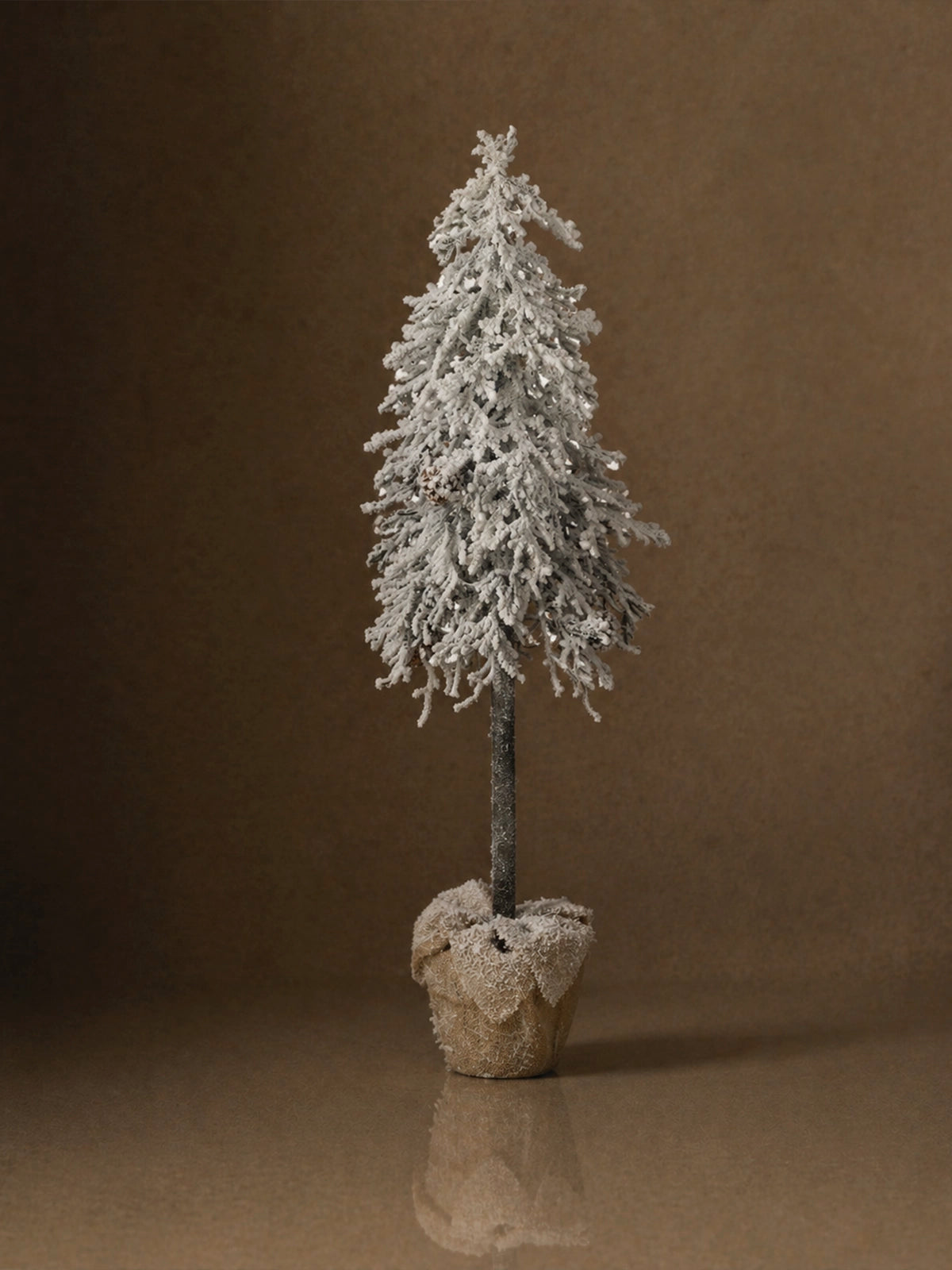 Árbol de Navidad Nevado con Maceta – 120 cm