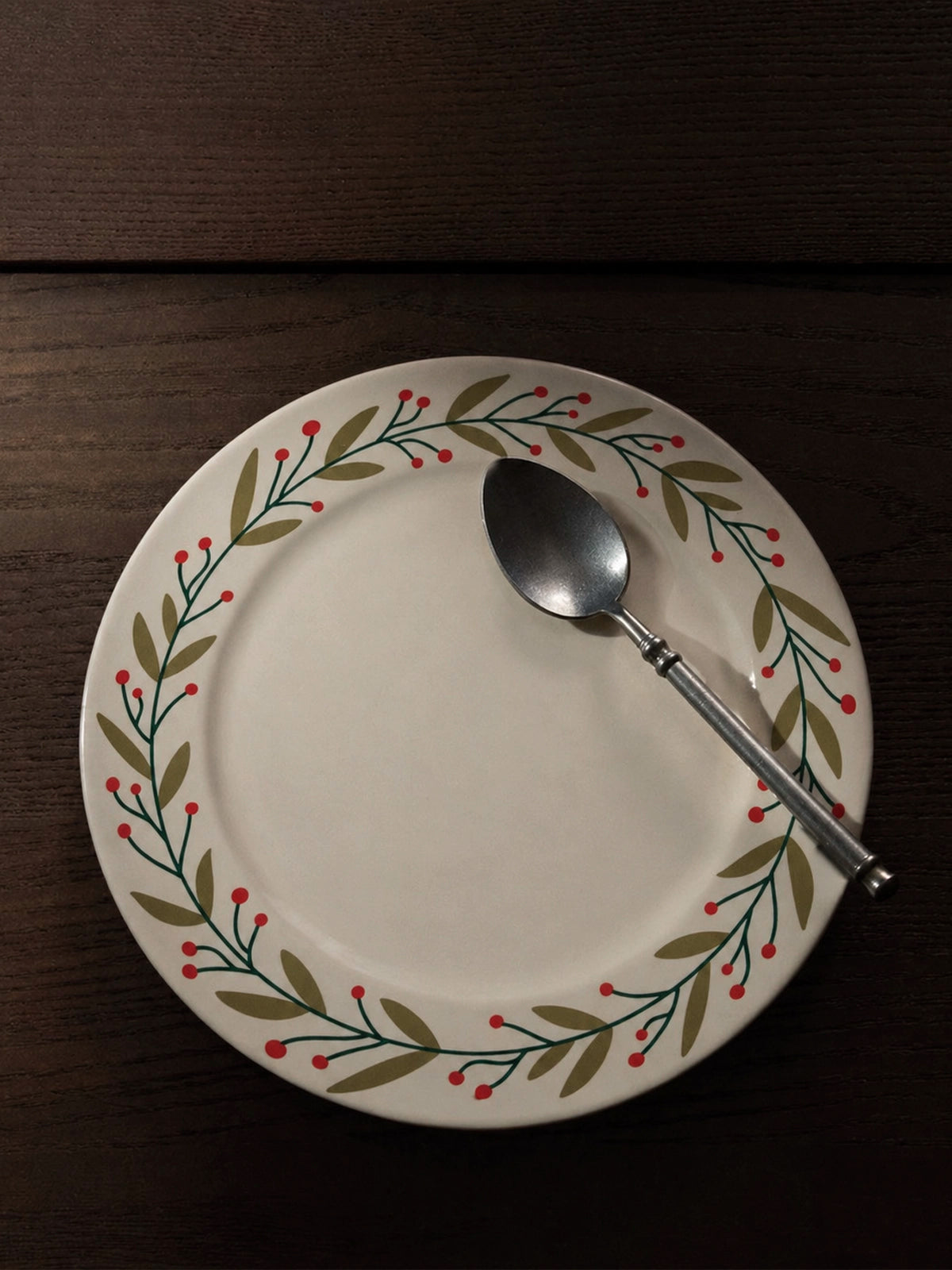 Bajoplato Navideño de Muérdago – Ø33 cm