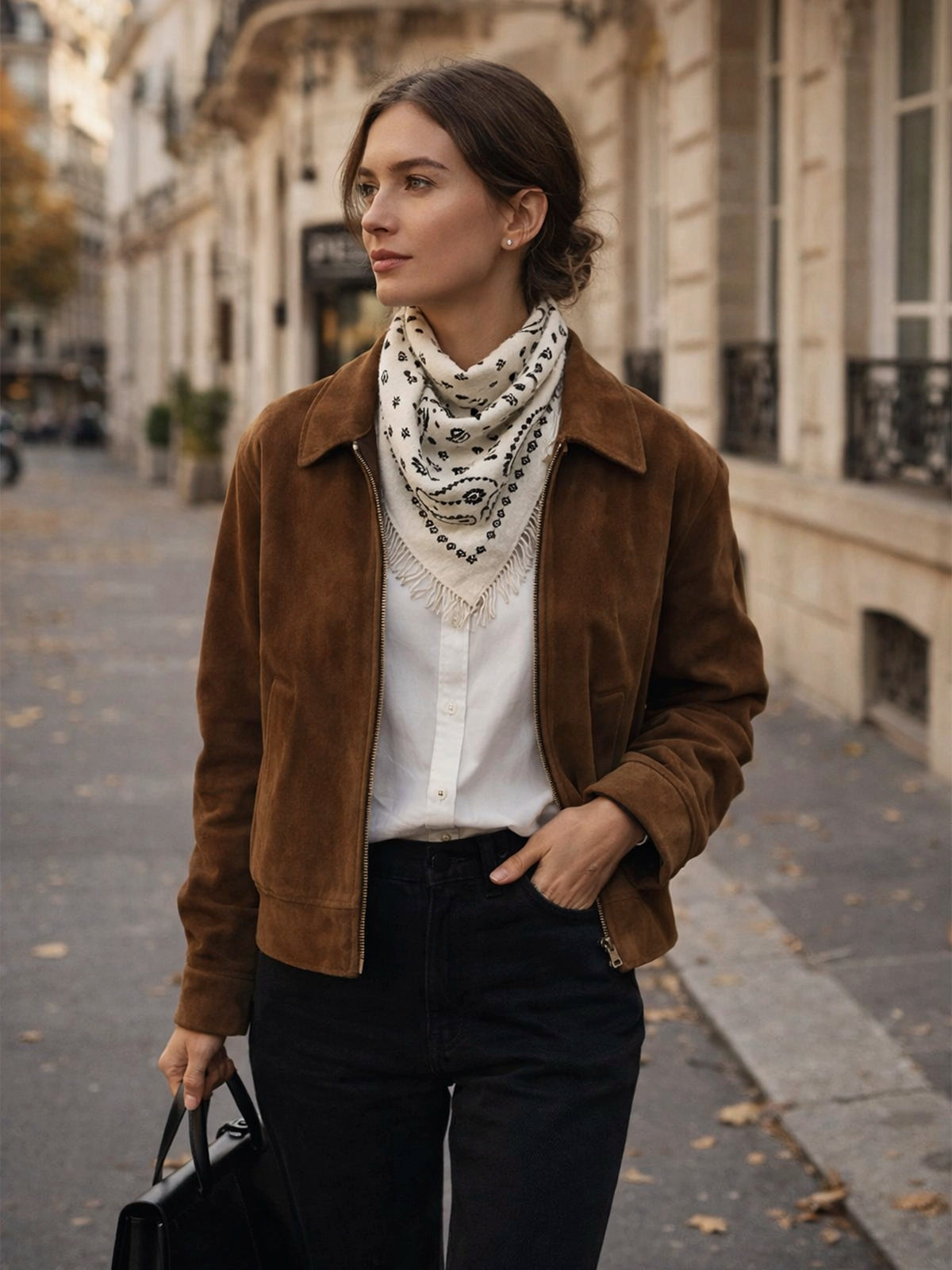 Bandana XXL Sahara Ivory de cashmere 100% — pañuelo suave y elegante
