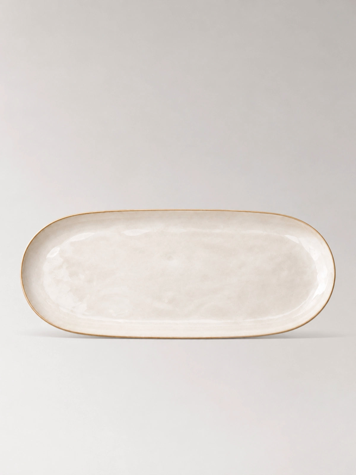 Bandeja ovalada de gres Duna 31,5 cm