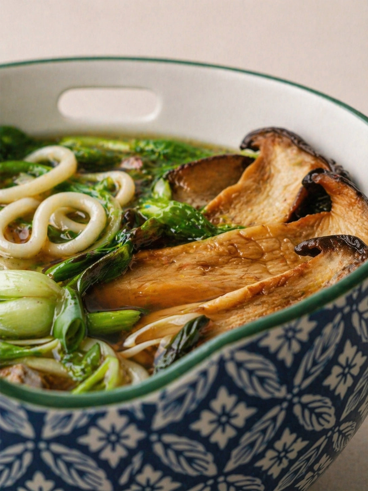 Bol de Sopa Miso de Set de bol de porcelana con Palillos de Bambú | Cuenco Japonés para Ramen y Noodles en Azul o Amarillo