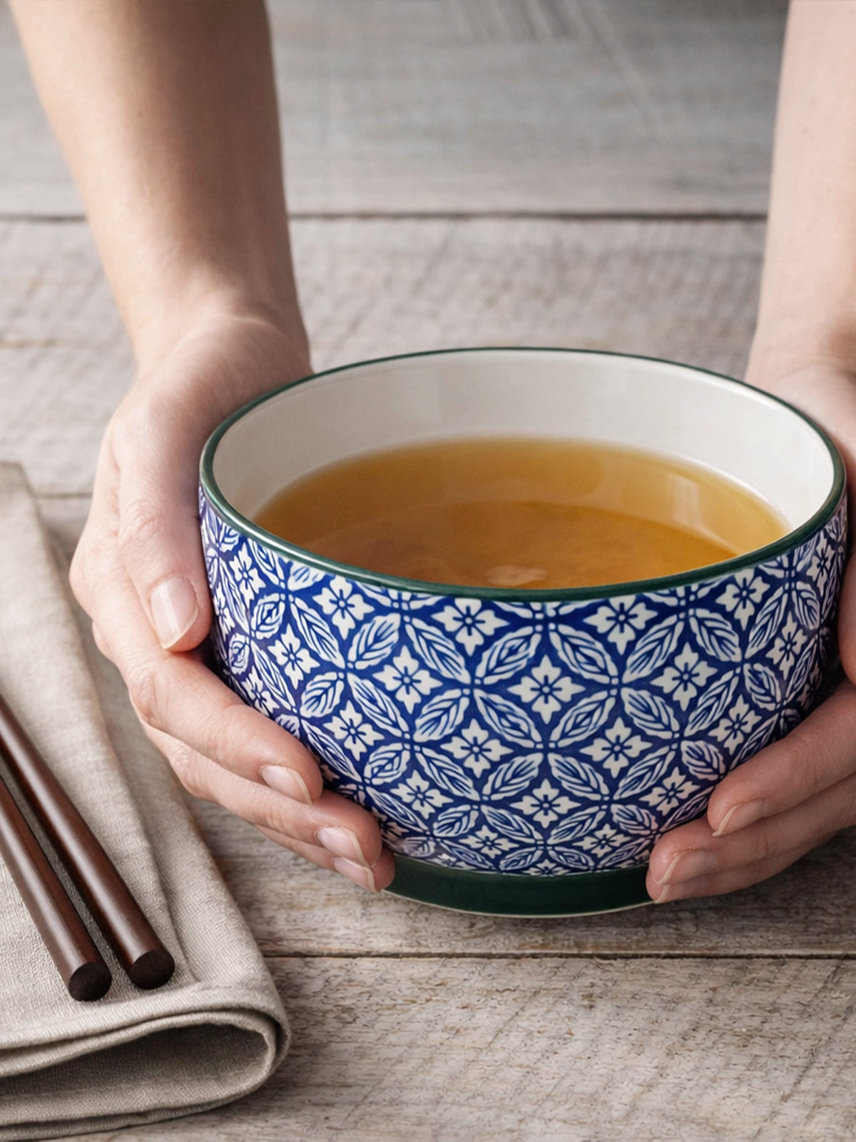 Set de bol Miso + palillos de madera