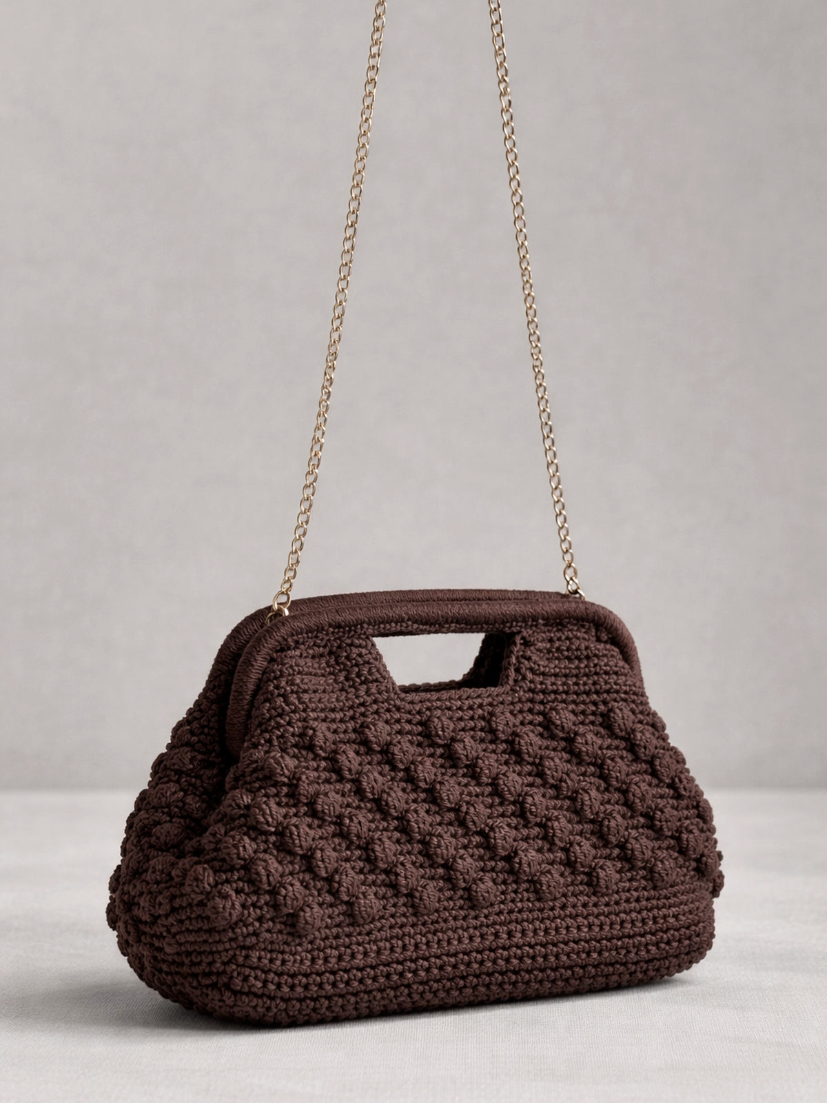 Bolso Clutch Nara de crochet en algodón