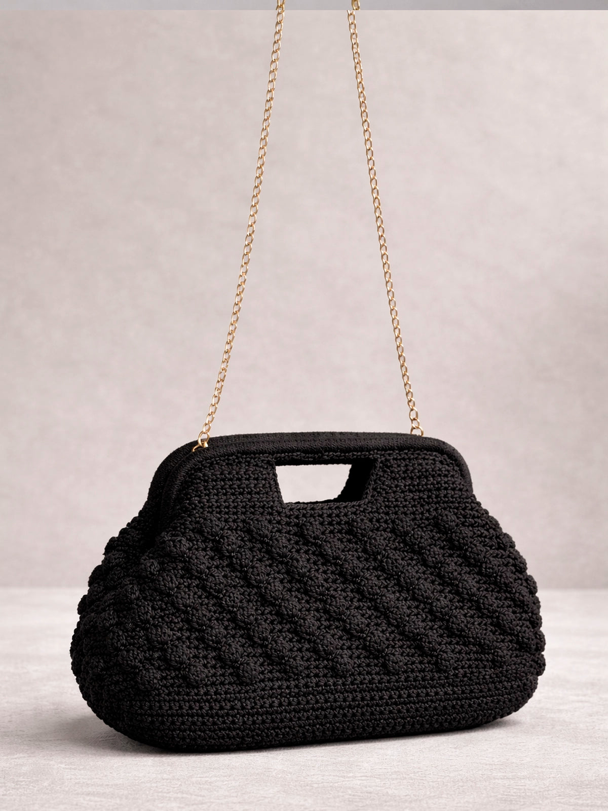 Bolso Clutch Nara de crochet en algodón