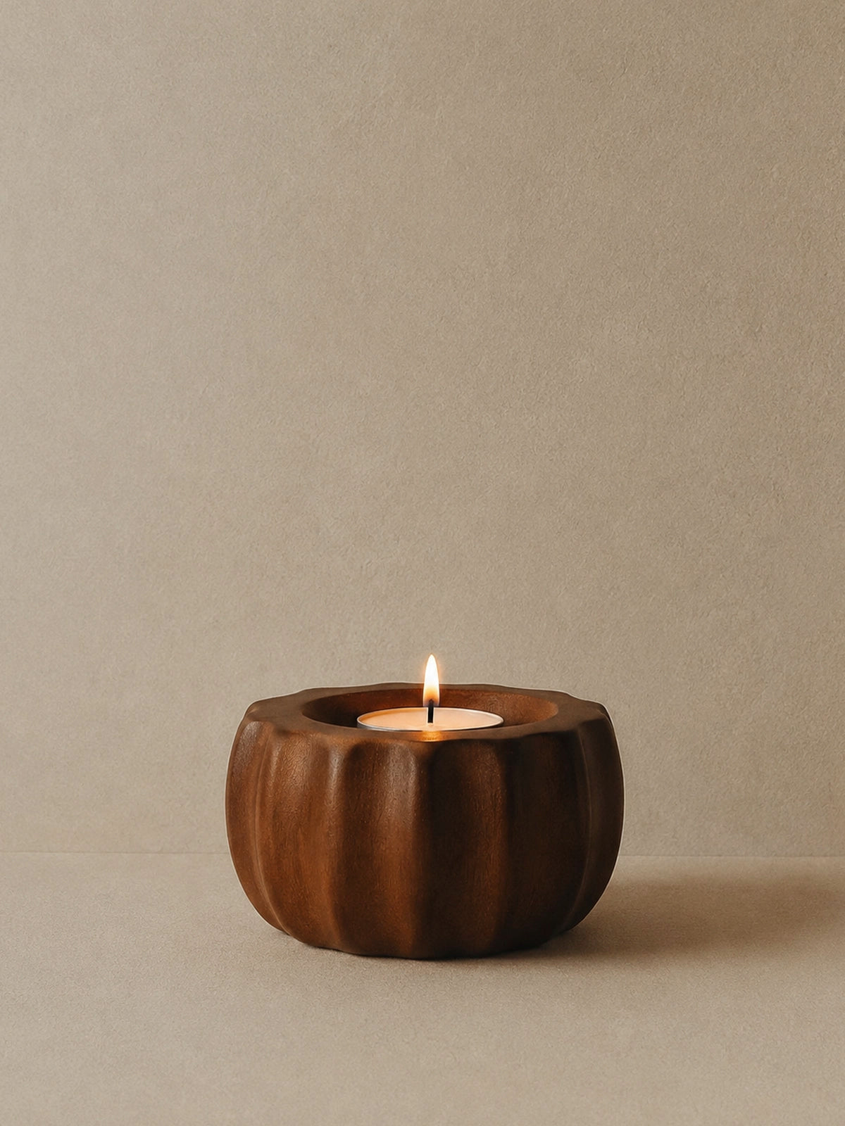 Centro decorativo de madera Cacao 15 cm