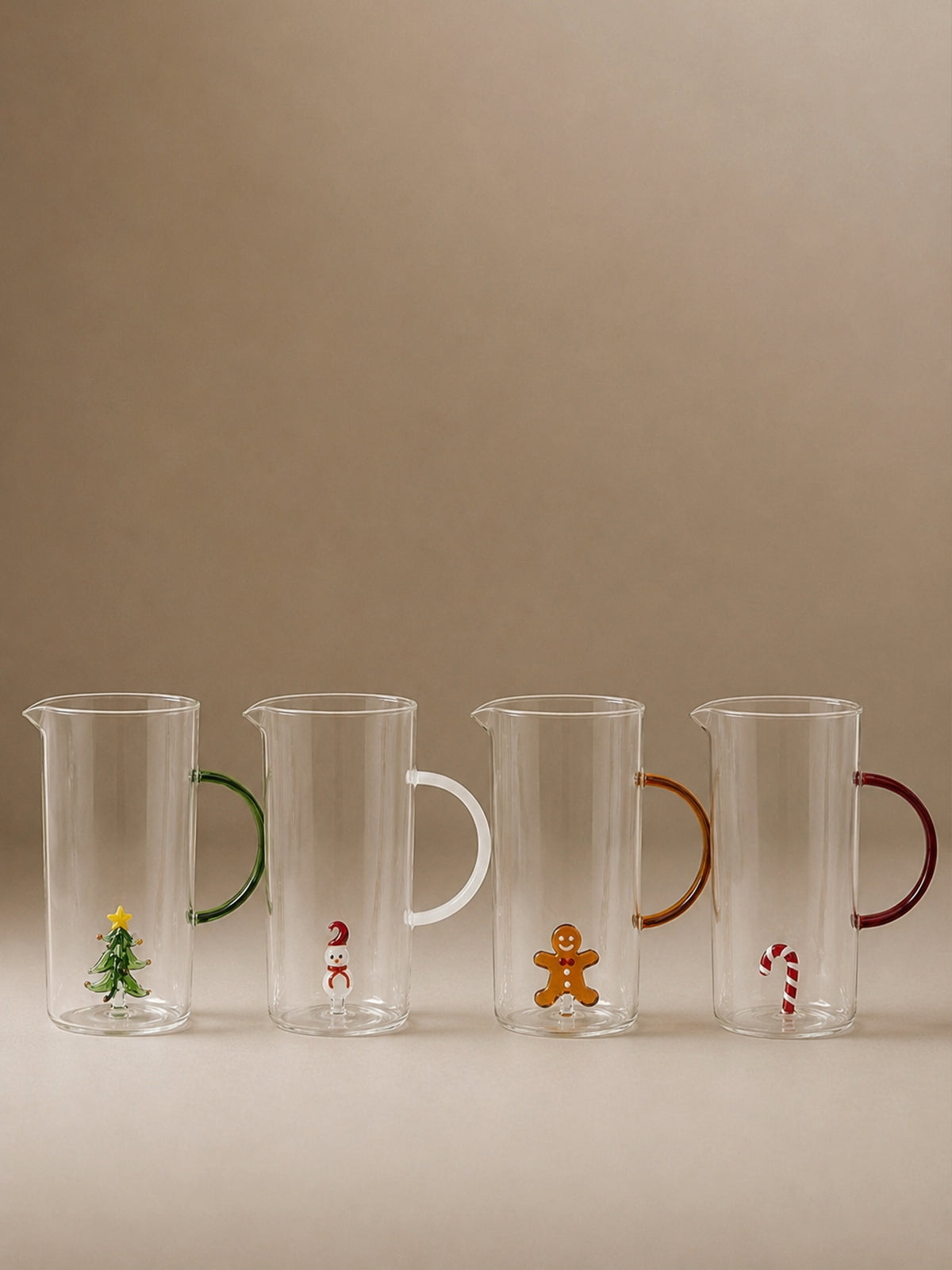 Jarra Navideña de Cristal con Figura – 1400 ml | 4 Modelos