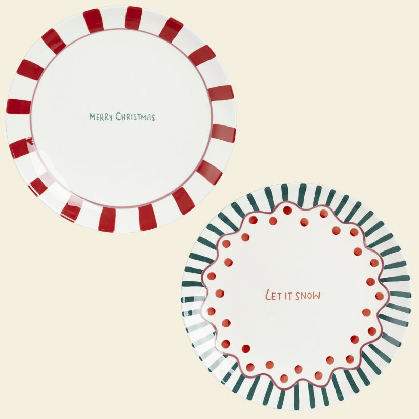 Plato nadiveño de cerámica