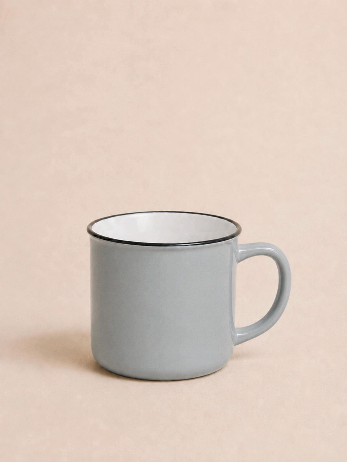 Juego de 6 tazas de café de gres esmaltado – 8 cm