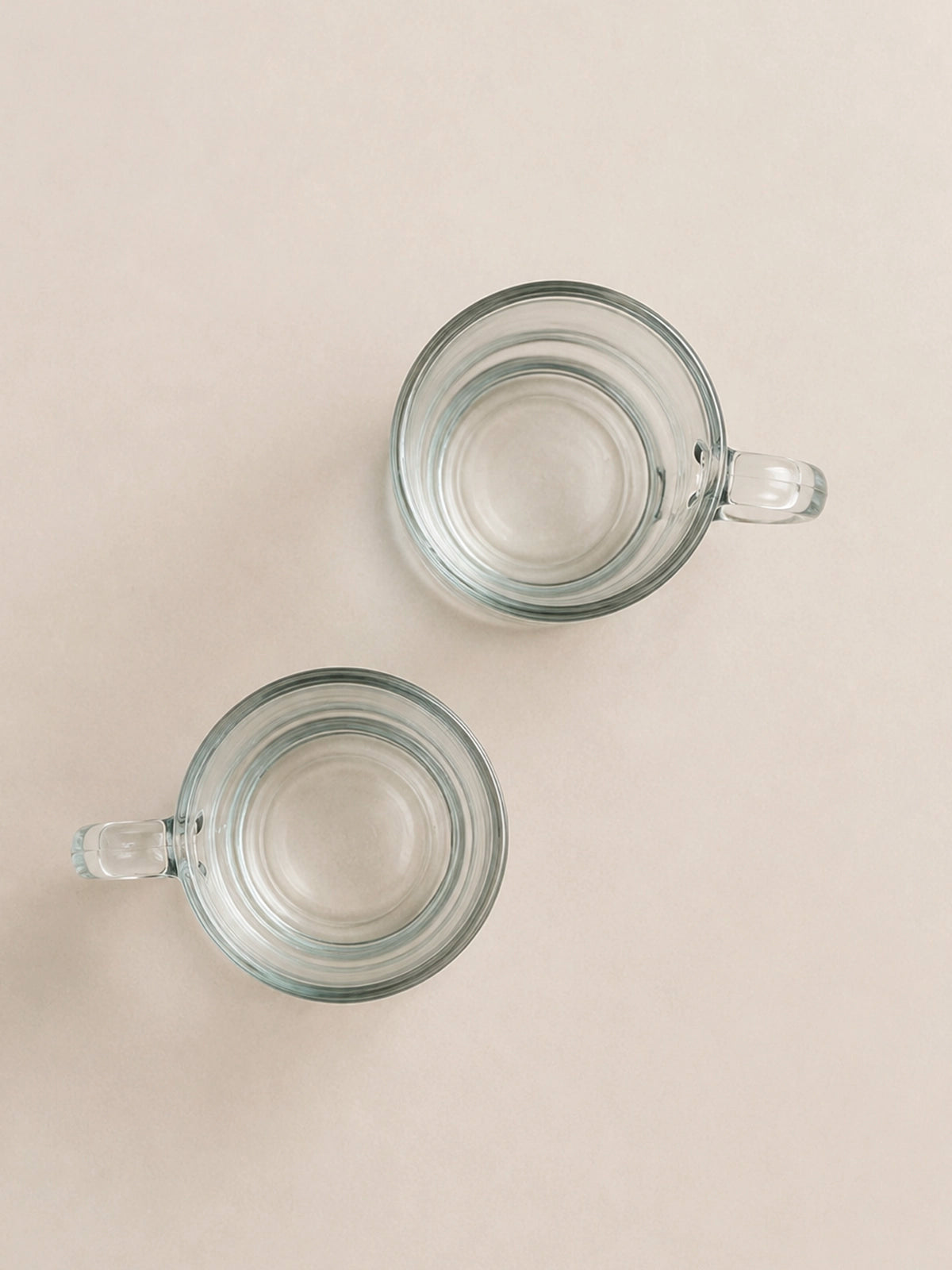 Juego de 6 tazitas de café de vidrio reciclado sin plomo – 6x6 cm
