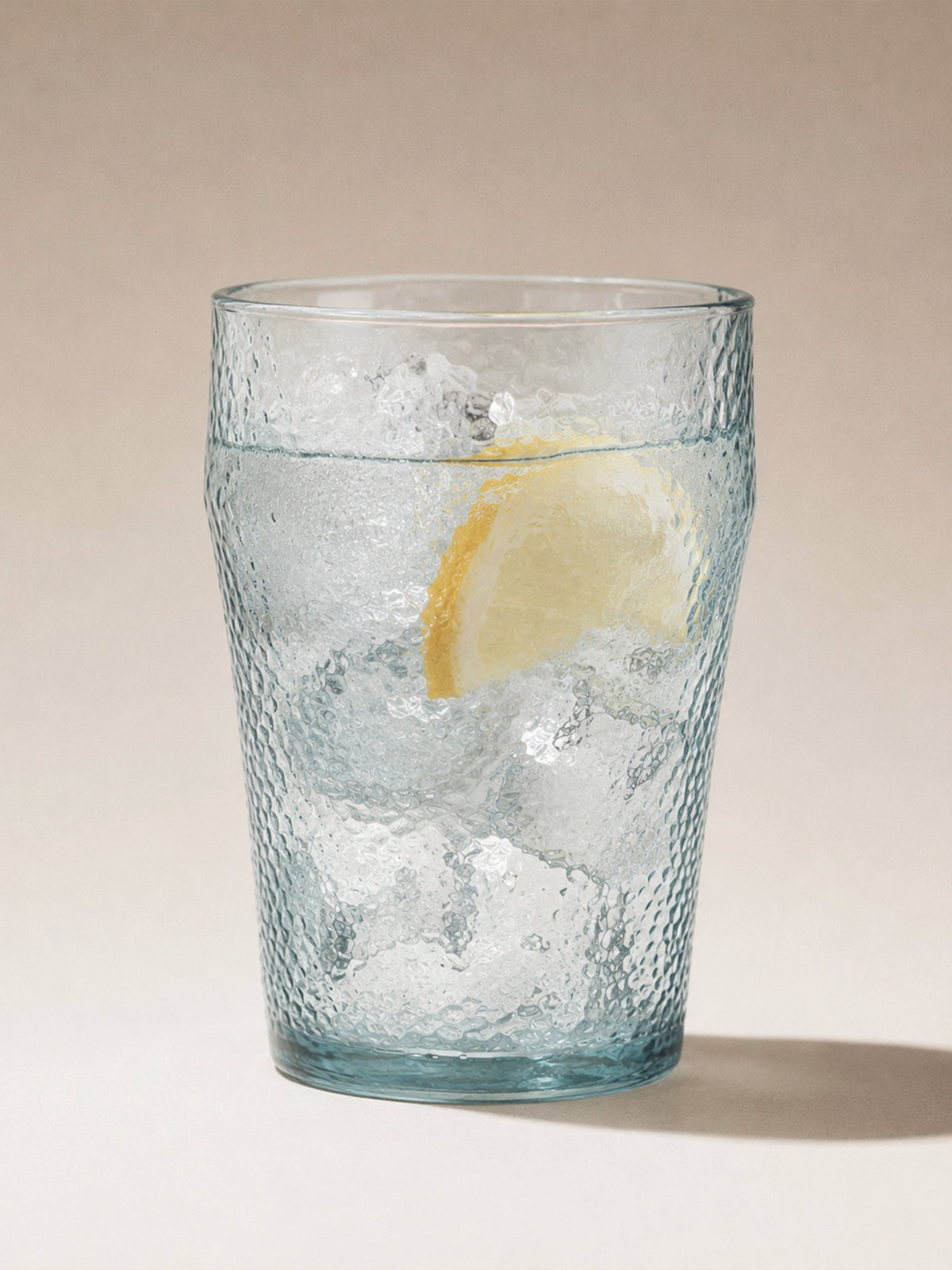 Juego de Vasos Eco Transparente de Diseño Texturizado