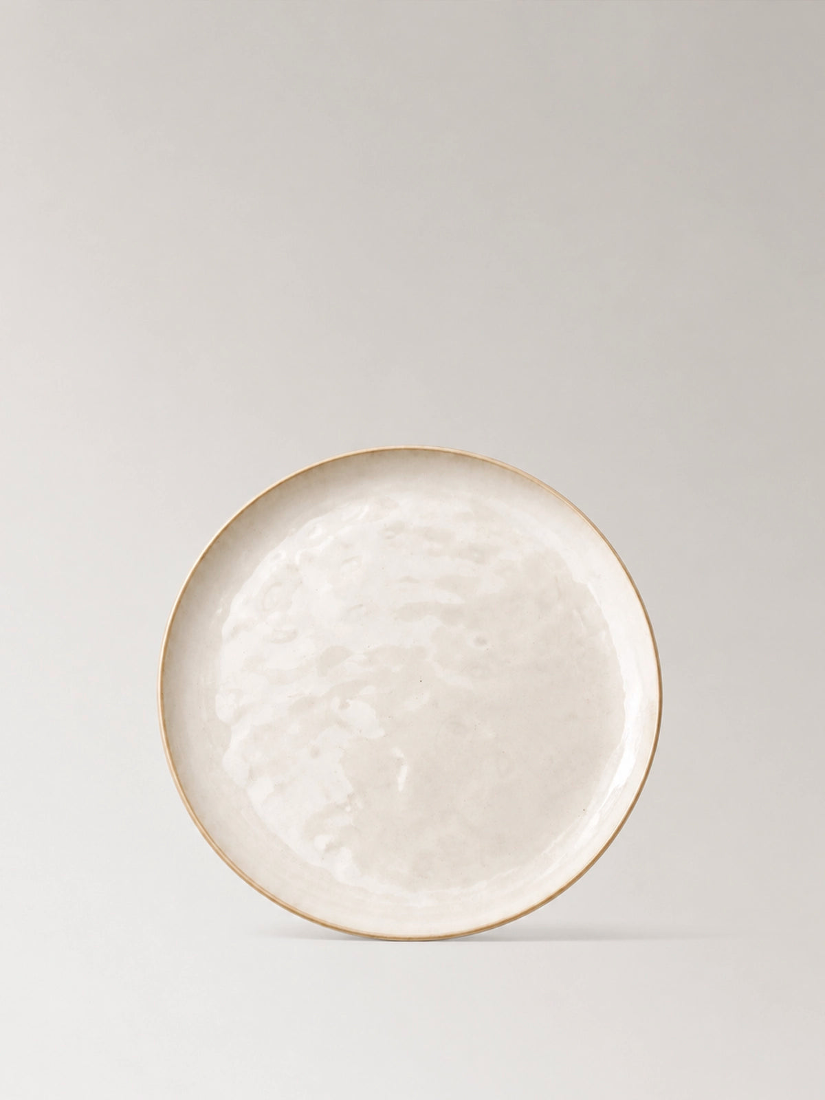 Plato llano Duna de gres blanco Ø21 cm