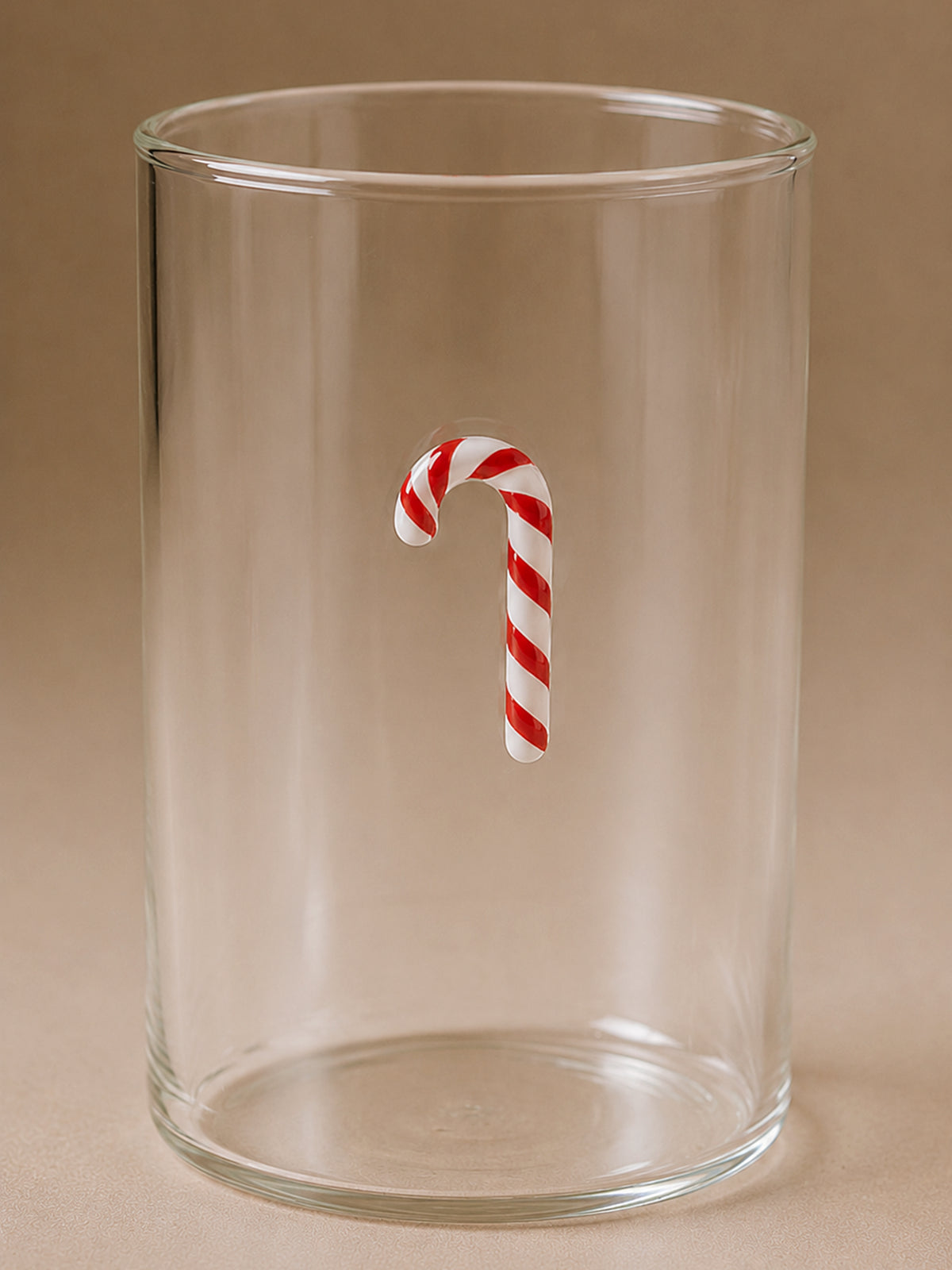 Set de 4 Vasos Navideños de Cristal con Figuras – 400 ml