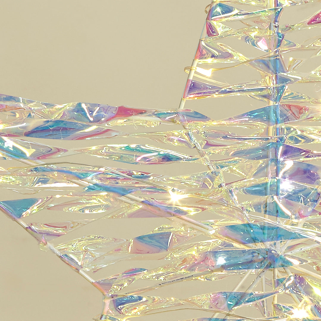 Estrella tornasolada 20 leds