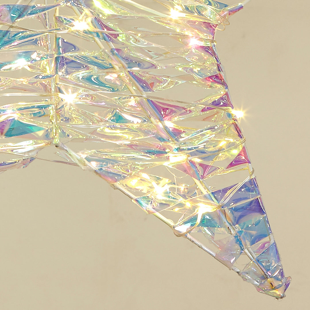 Estrella tornasolada 20 leds