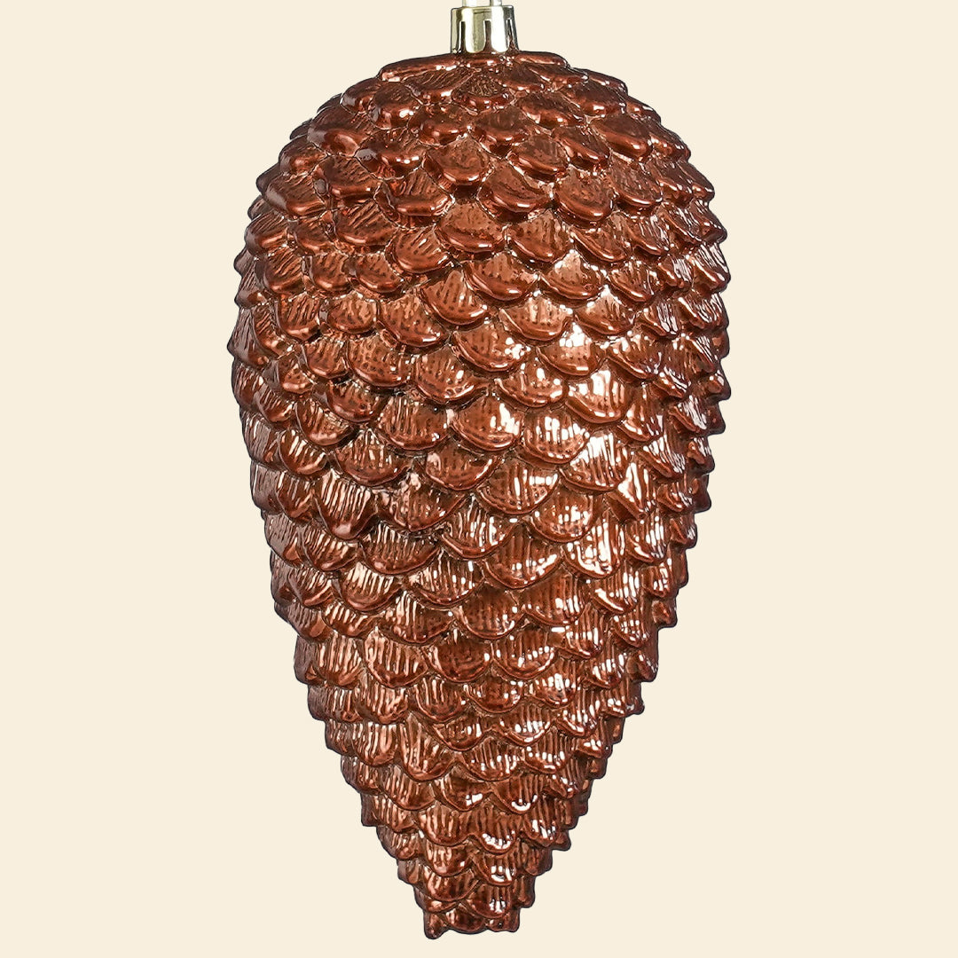 Colgante navideño piña dorado