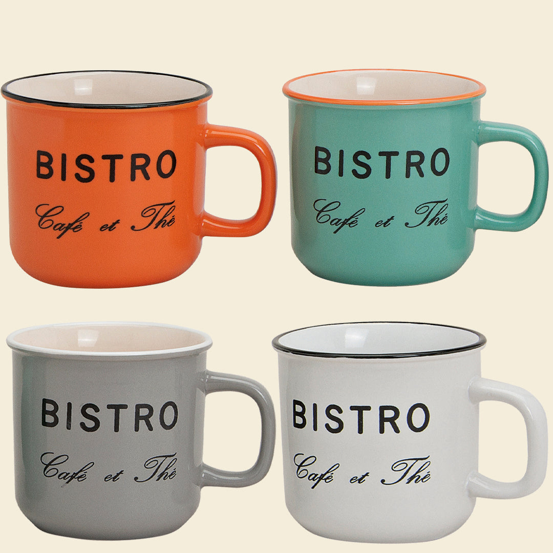 Juego de 4 tazas bistro