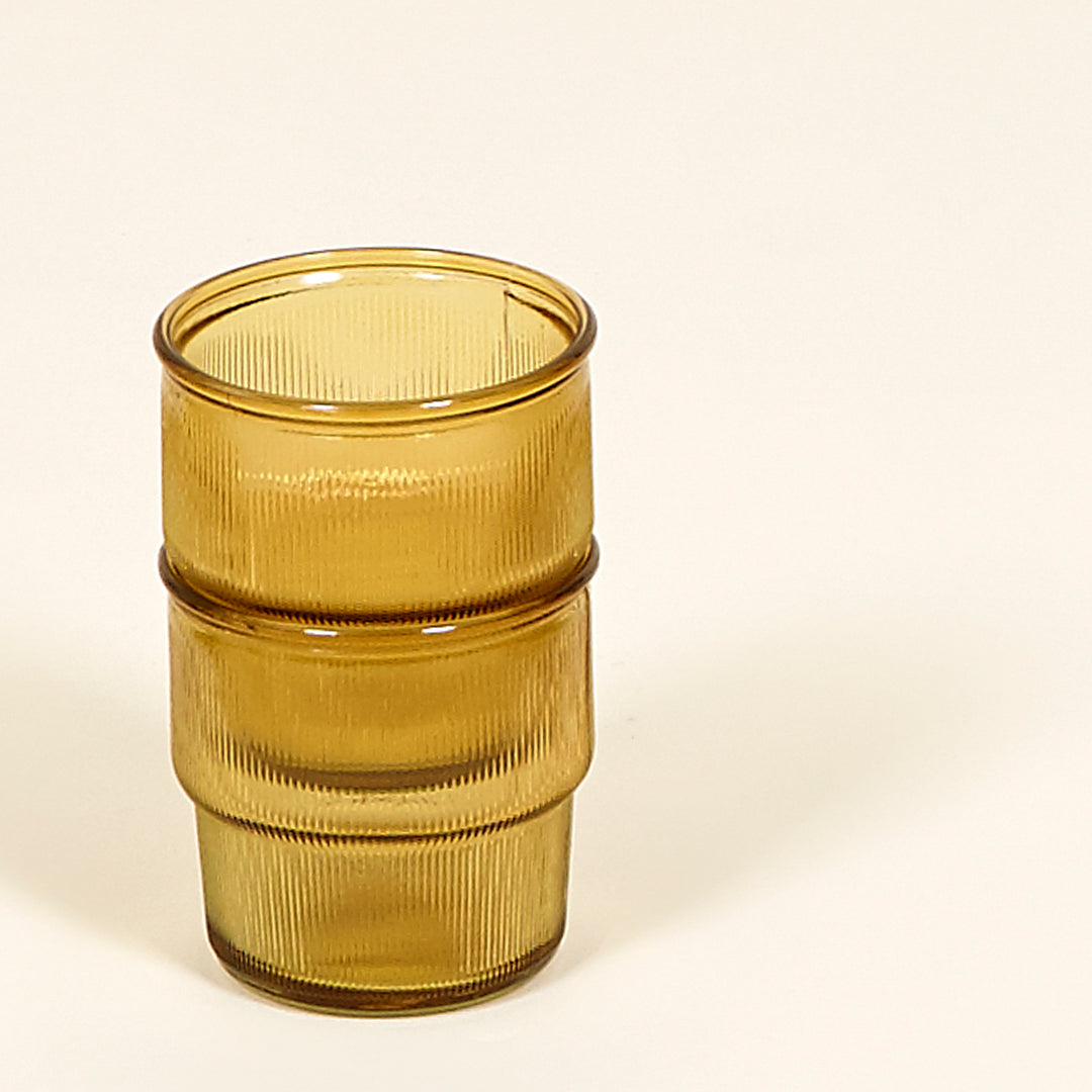 Vaso apilable ocre Aveiro