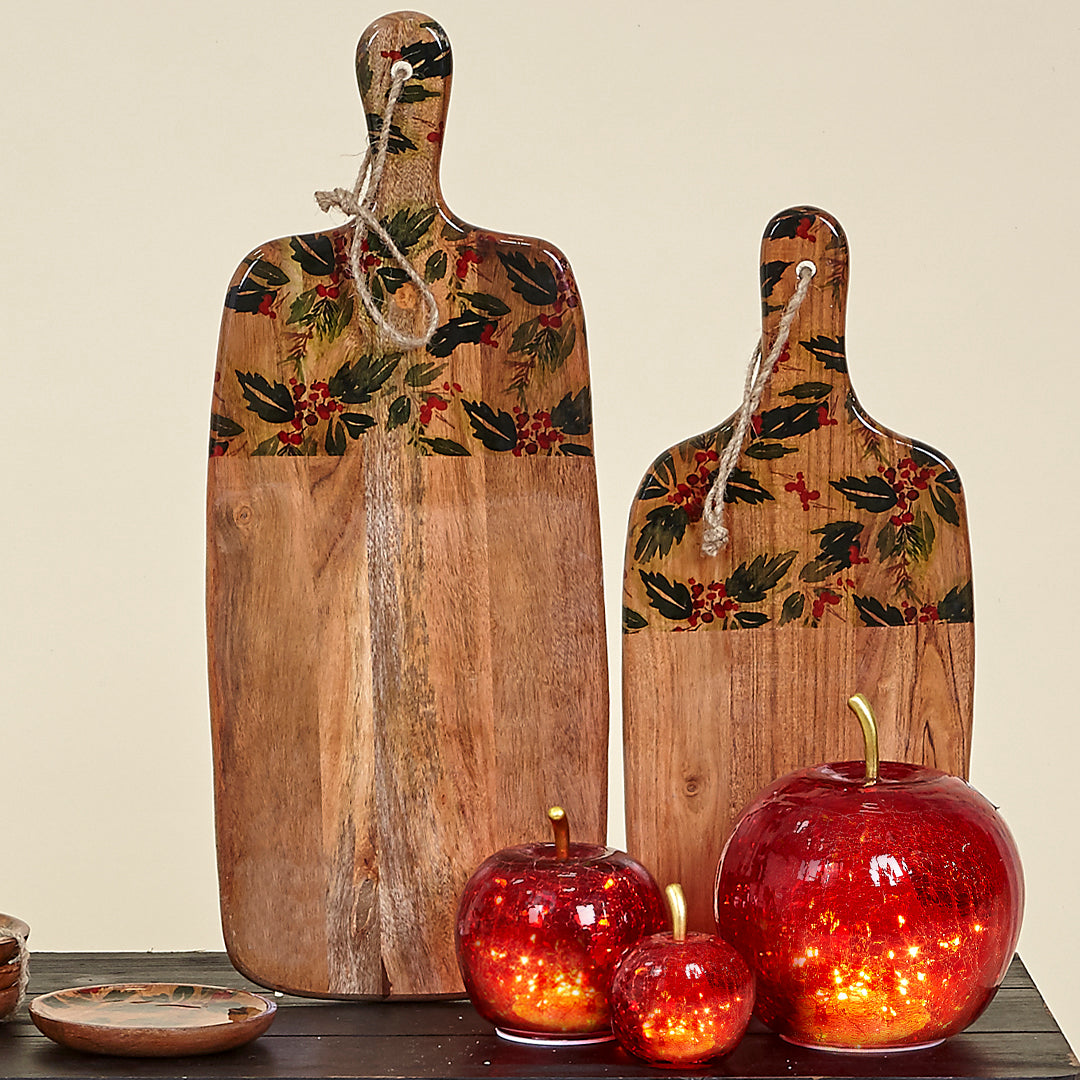 Manzana cristal roja 10 leds+timer