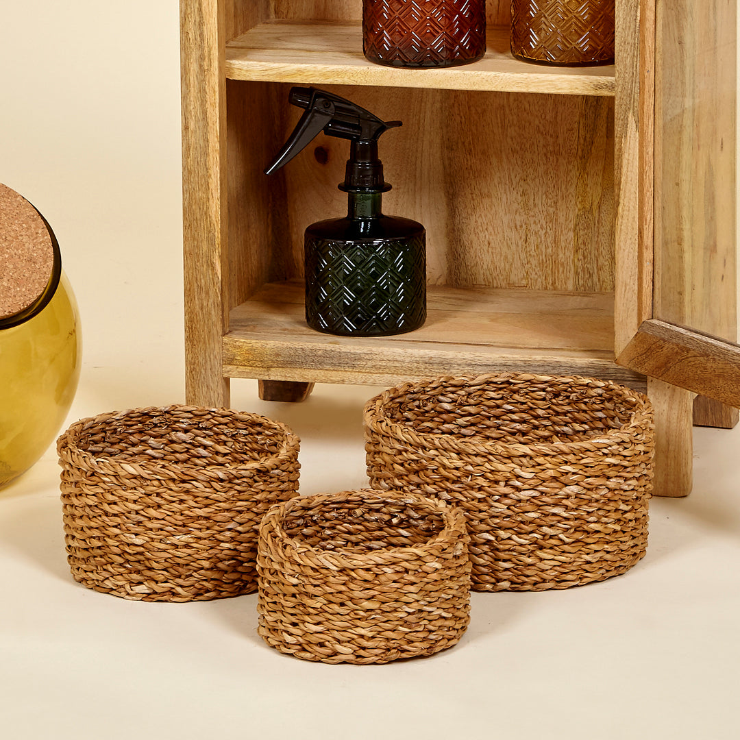 Juego de 3 cestitas redondas Corso