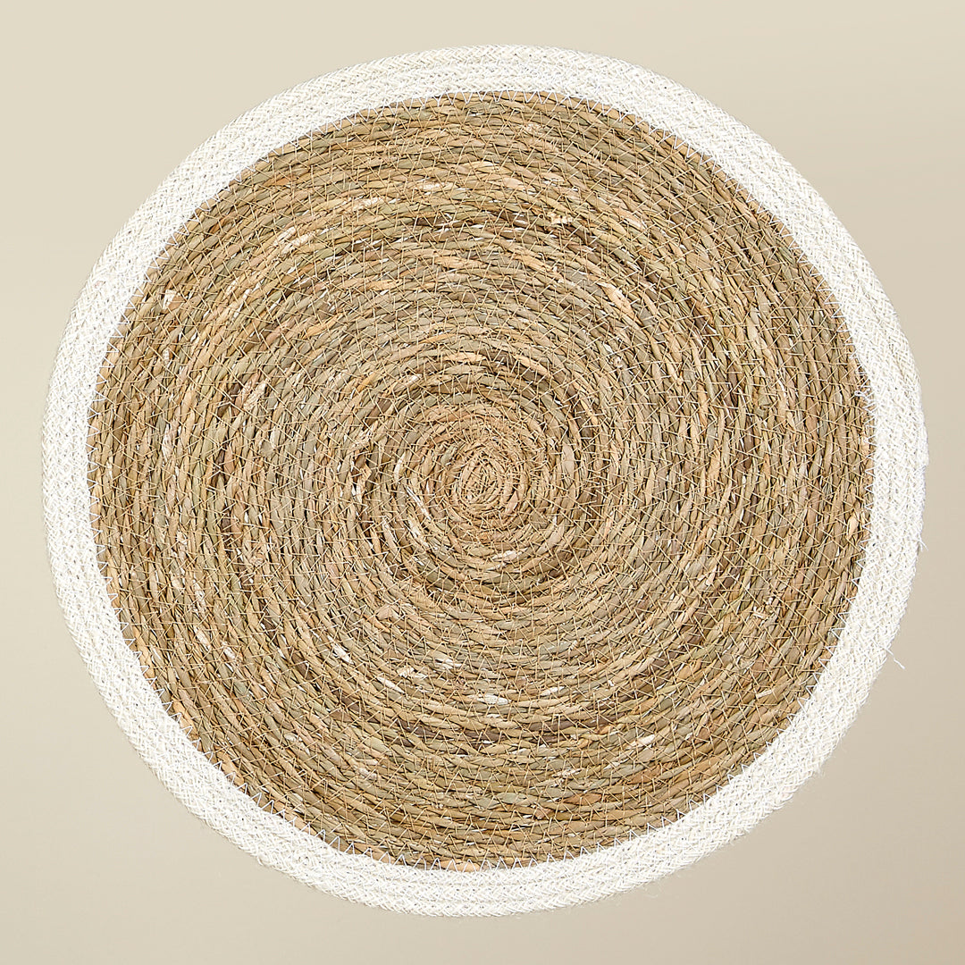 Juego de 4 individuales Corso borde blanco