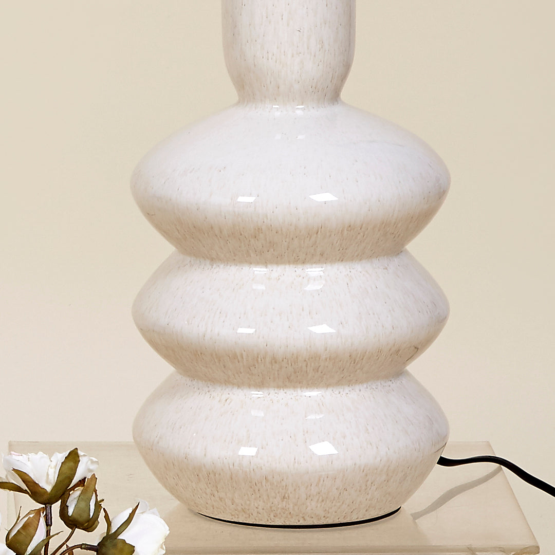 Lámpara Mesa Oslo + pantalla de porcelana