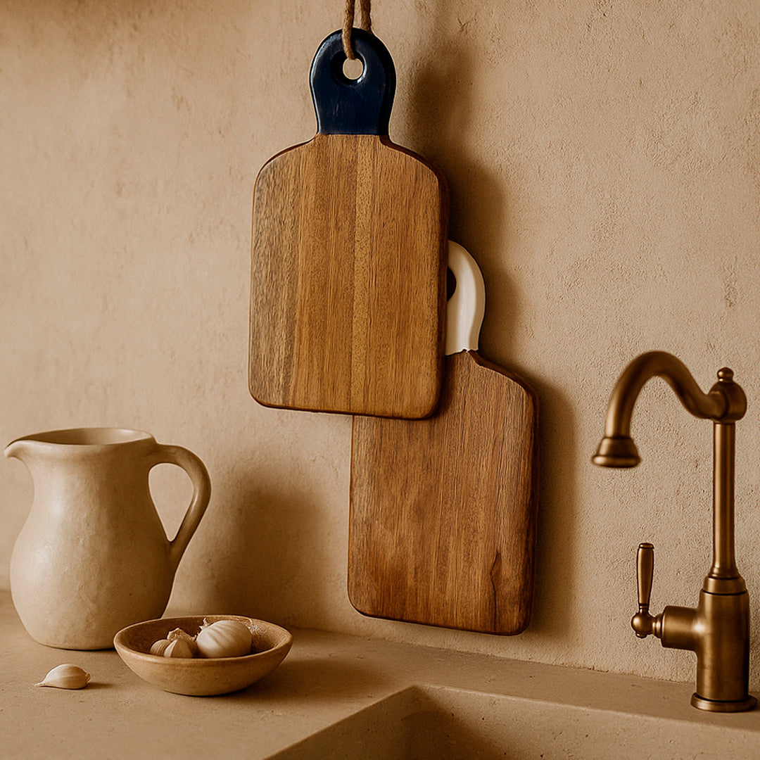Tabla de cortar Portofino mediana madera de mango